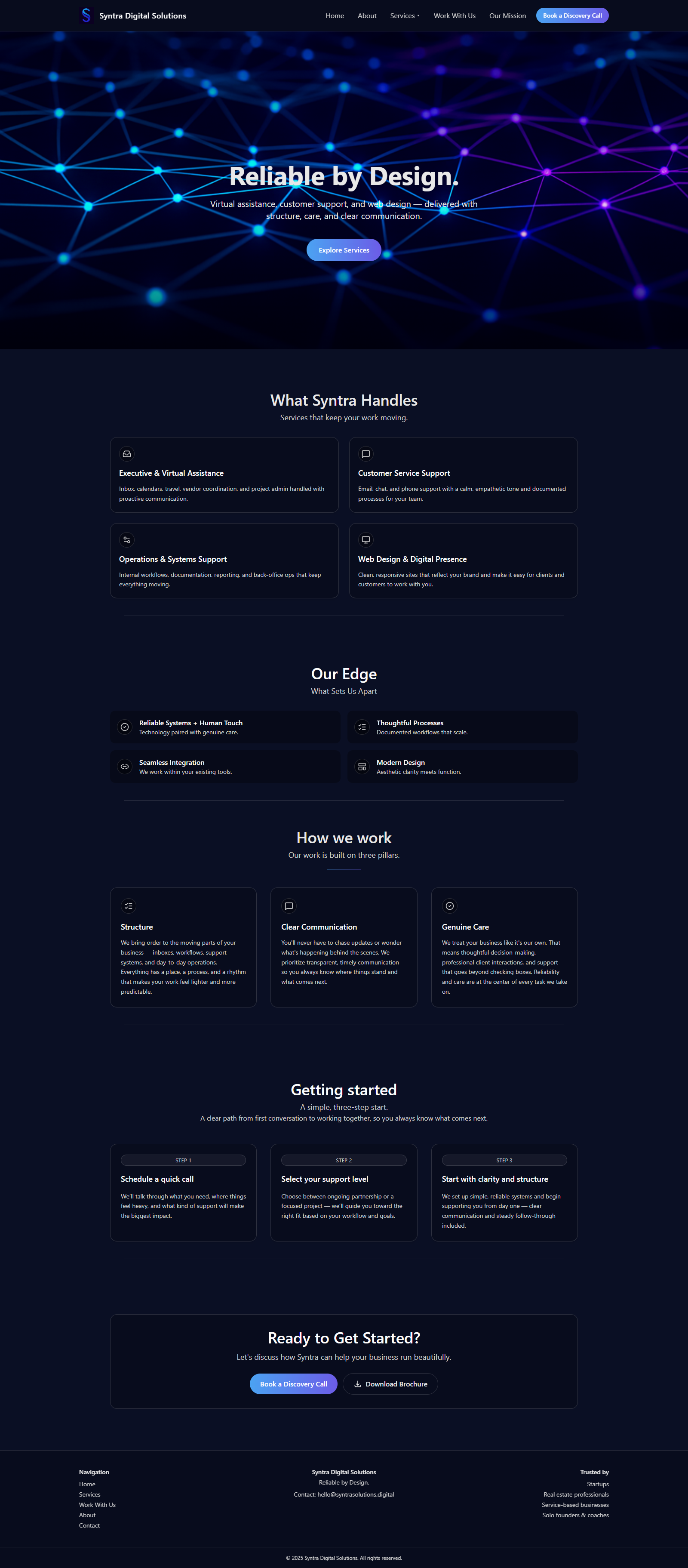 Syntra Digital website screenshot
